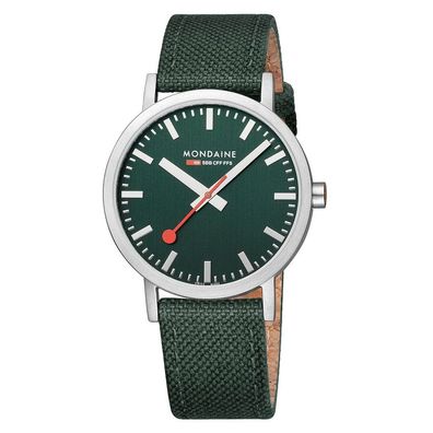 Mondaine Classic 40 mm, Waldgrünes Uhr, A660.30360.60SBF