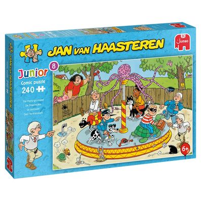 JUMBO 20079 Jan van Haasteren Junior 8 Das Tier-Karussell 240 Teile Puzzle