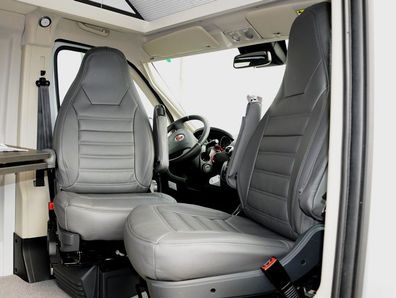 Leder Sitzbezug für Fahrer-und Beifahrersitz im Wohnmobil