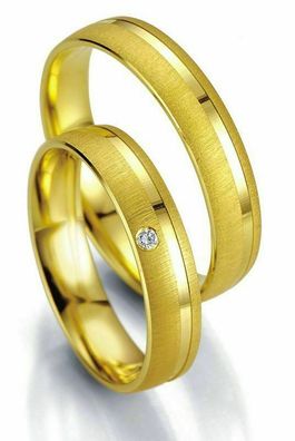 Trauringe Breuning Smartline Collection 7003/7004 in 585 Gold 14 kt