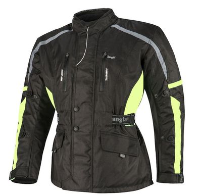 Bangla Motorradjacke Motorrad Jacke Textil Cordura schwarz grau neon 6 XL