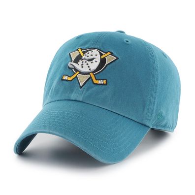 NHL Anaheim Mighty Ducks Cap Basecap Baseballcap CleanUp 195000669378 teal