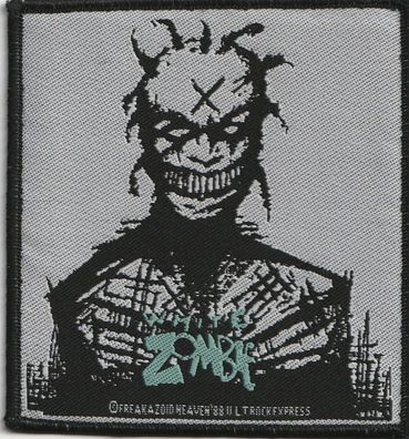 White Zombie gewebter Aufnäher woven Patch Neu New