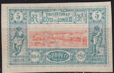 FRANZ. Somalia [1894] MiNr 0009 ( oG/ no gum )