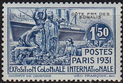 FRANZ. Somalia [1931] MiNr 0141 ( * / mh )