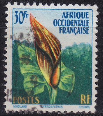 FRANZ. Westafrika [1958] MiNr 0097 ( O/ used ) Pflanzen