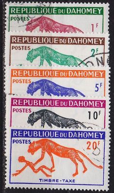 Dahomey [Porto] MiNr 0032-36 ( O/ used )