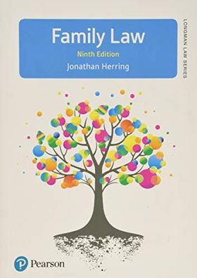Family Law, 9th edition (Longman Law Series), Jonathan Herring