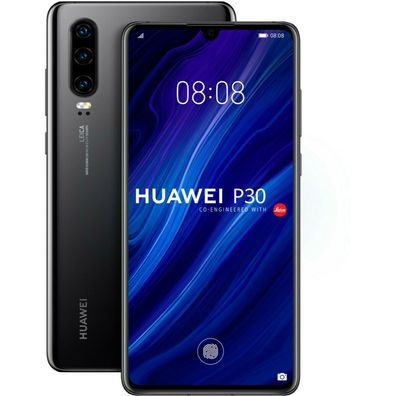 Huawei P30 128GB Black NEU Dual SIM 6,1" Smartphone Android Handy OVP 6GB RAM