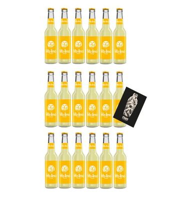 Fritz-Limo Zitrone 18er Set Zitronen Limonade 18x 0,33L inkl. Pfand Mehrweg mit