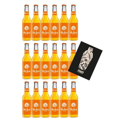 Fritz-Limo Orange 18er Set Orangen Limonade 18x 0,33L inkl. Pfand Mehrweg mit M