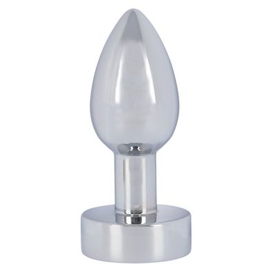 Metall Anal-Plug nahtlos verchromt 7 Vibration Analstöpsel Vibrator Sexspielzeug