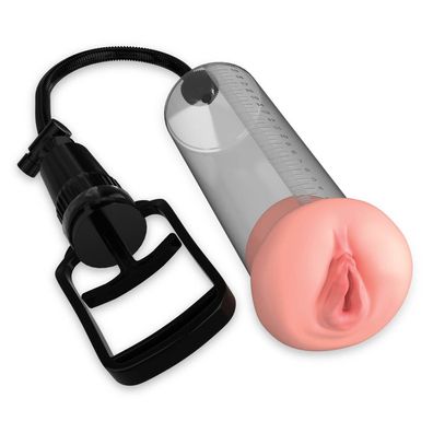 Penispumpe Vagina-Öffnung aus Fanta Flesh Vakuum Vergrößerer Herren Sexspielzeug