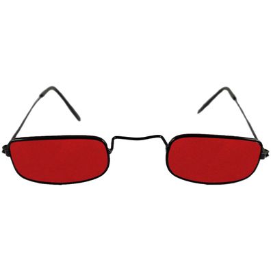 Vampirbrille Brille Vampir Unisexbrille Kunststoff rote Gläser ohne Stärke Kunststoff