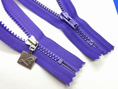 Reißverschluss Violett unteilbar Kunststoff Krampenkette Größe #5 YKK 559, Opti 182