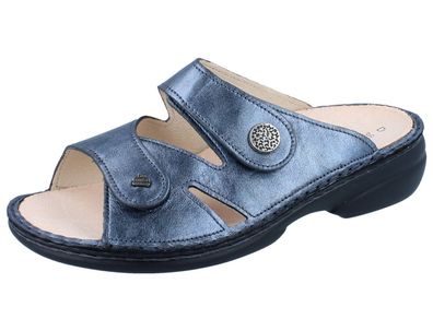 FINN Comfort Torbole Damen Pantolette blau blue/ Fowler