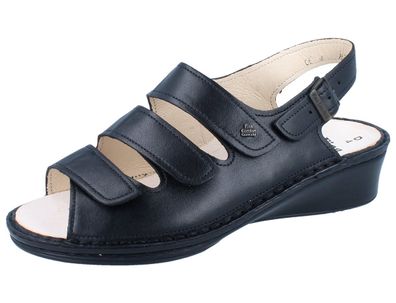 FINN Comfort Samoa Damen Sandale schwarz/ NappaSeda