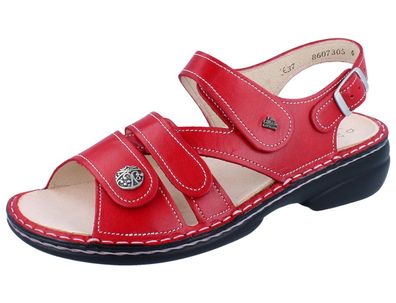 FINN Comfort Gomera Damen Sandale rot red/ Venezia