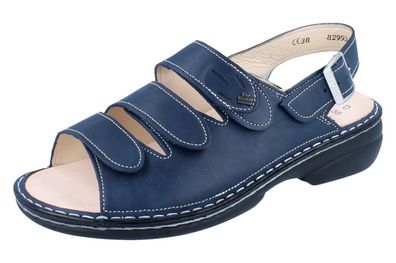 FINN Comfort Saloniki Damen Sandale blau bluette/ Mozart