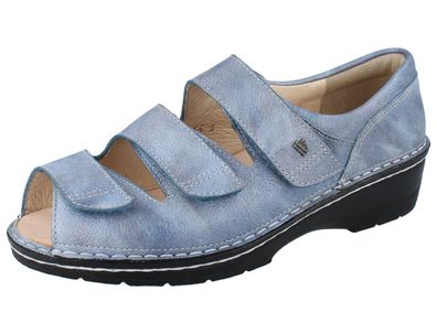 FINN Comfort Ischia Damen Sandale blau jeans/ Alfa