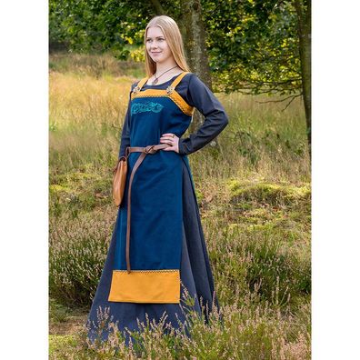 Wikinger Trägerkleid Schürzenkleid Hilja, Wikingerkleid Mittelalterkleid Kleid