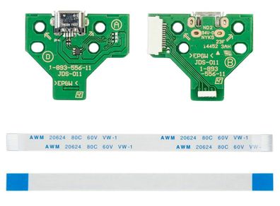 USB Ladeanschluss Ladebuchse für SONY PS4 Kabel 12 Pin USB Platine Board JDS-011
