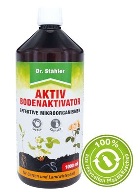 Dr. Stähler Aktiv Bodenaktivator 100 % BIO / VEGAN / Natürlich 1000 ml | Pflanzenstär