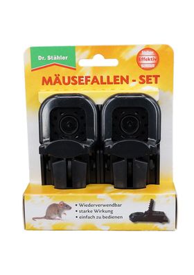 Dr. Stähler Mäusefallen-Set | Mäuse Falle Mäusefallen Dr. Stähler, Mäusefallen-Set, M