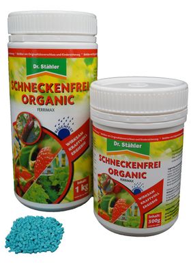 Dr. Stähler Schneckenfrei Organic 500g | Granulat, Nacktschnecken, Regenfest, Schneck