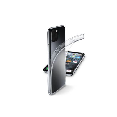 Cellularline Handyhülle für Apple iPhone 11 Pro Max Fine Klare Handytasche Case