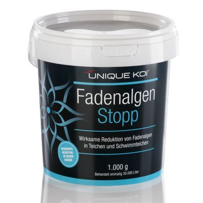 Unique Koi Fadenalgen Stopp 3000 g für 90000 l | Fadenalgen, Fadenalgenbefall, Koit