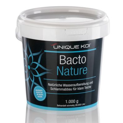 Unique Koi Bacto Nature Natürliche Wasseraufbereitung und Schlammabbau für klare Teic