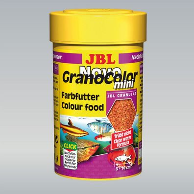 JBL NovoGranoColor mini Granulatfutter für Aquarienfische 100ml