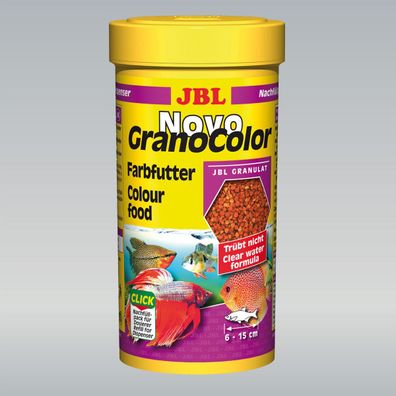 JBL NovoGranoColor Granulatfutter für Aquarienfische 250ml