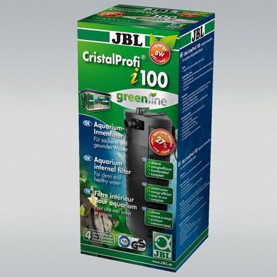 JBL CristalProfi i100 greenline Innenfilter für Aquarien bis 160l (oder 100 cm Länge)