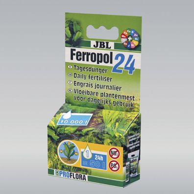 JBL Ferropol 24 Tagesdünger für Aquarienpflanzen 10 ml für 10000 l