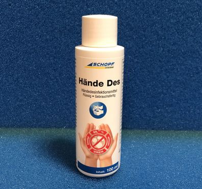 Schopf Hygiene Hände Des Desinfektionsmittel 100 ml | desinfizieren, reiniger, reinig
