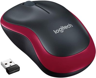 Logitech M185 Kabellose Maus, 2.4 GHz Verbindung via Nano-USB-Empfänger