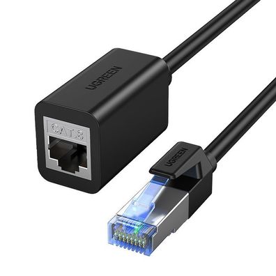 Ugreen Verlängerungskabel Ethernet RJ45 Cat8 40000 Mbit/ s / 40 Gbit/ s 1m schwarz