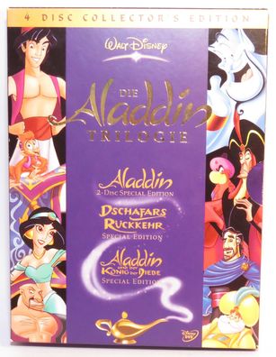 Aladdin Trilogie - Alle 3 Aladdin Filme - Walt Disney - DVD