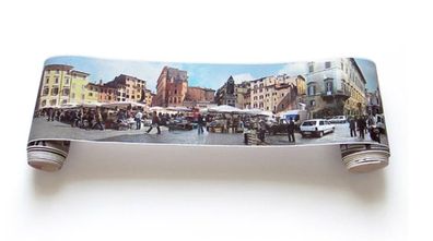 Extratapete Panoramaborte selbstklebend, Motiv: Rom