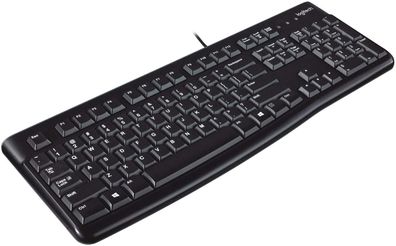 Logitech K120 Kabelgebundene Tastatur für Windows, USB-Anschluss
