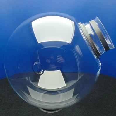Ersatzglas Bega, Klar-Glas - Ø250mm, Griffrand Ø85mm-Höhe 44mm, m. Dichtung Ø90mm