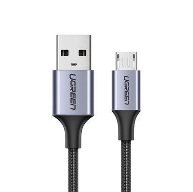 Ugreen Kabel USB - Micro USB Kabel Ladekabel Nylon Zubehör kompatibel mit Smartpho...