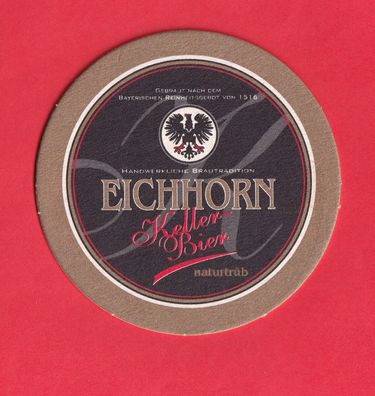 Brauerei Eichhorn Kellerbier (Dörfleins ) - ein ungebrauchter Bierdeckel