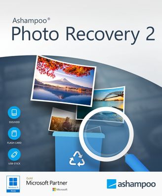 Ashampoo Photo Recovery 2 - Datenrettung - Fotos retten - PC Download Version
