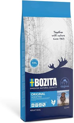 BOZITA ¦ Original Weizenfrei - 12.5 kg - Hundetrockenfutter im 12,5 kg Sack