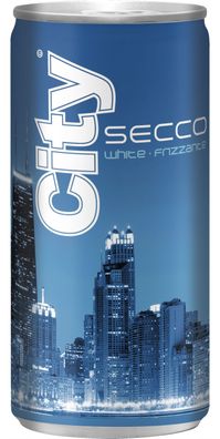12x City Secco Prosecco in Dose 0,2l