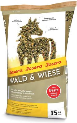 JOSERA¦ Wald & Wiese - das atemwegsunterstützende Kräutermüsli - haferfrei -Stärk...