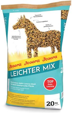 JOSERA ¦ Leichter Mix - für leicht beanspruchte Pferde - Zucker- & proteinreduzi...